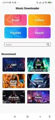 Music Downloader Free - Mp3 Player android App screenshot 0